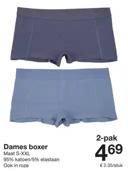 Zeeman Dames boxer aanbieding