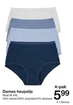 Zeeman Dames heupslip aanbieding
