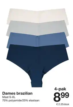 Zeeman Dames brazilian aanbieding
