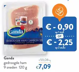 OKay Ganda gedroogde ham aanbieding