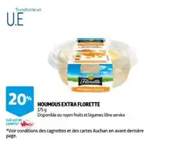 Auchan Houmous extra florette aanbieding