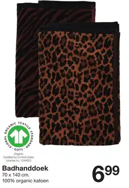Zeeman Badhanddoek aanbieding