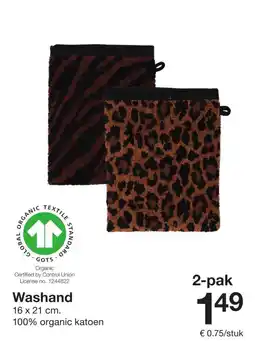 Zeeman Washand aanbieding