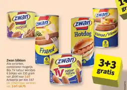 Albert Heijn Zwan blikken aanbieding