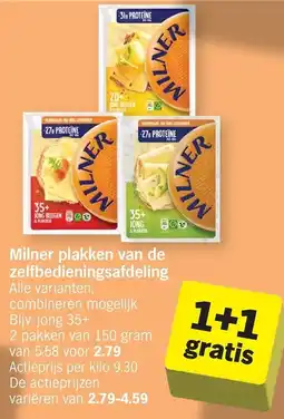 Albert Heijn Milner plakken aanbieding
