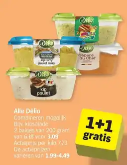 Albert Heijn Alle Délio aanbieding