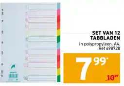Trafic Set van 12 tabbladen aanbieding