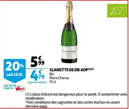 Auchan Clairette de die aop aanbieding