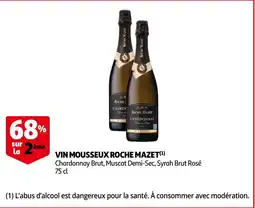 Auchan Vin mousseux roche mazet aanbieding