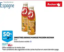 Auchan Smoothie ananas mangue passion auchan aanbieding