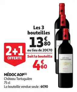 Auchan Médoc aop château tartuguière aanbieding