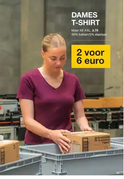 Zeeman Dames t-shirt aanbieding