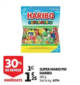 Auchan super mario pik haribo aanbieding