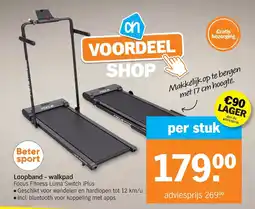 Albert Heijn Loopband - walkpad Focus Fitness Luma Switch iPlus aanbieding