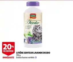 Auchan Litière senteur lavande deodo aanbieding