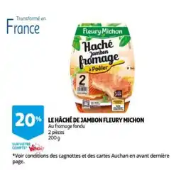 Auchan le haché de jambon fleury michon aanbieding