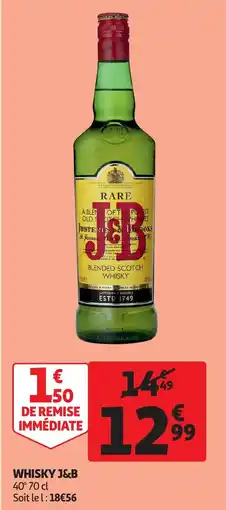 Auchan Whisky J&B aanbieding