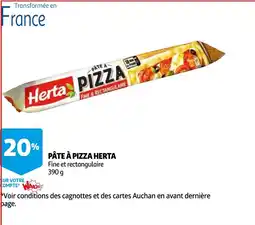 Auchan Pâte à pizza herta aanbieding