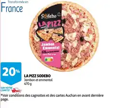 Auchan La pizz sodebo aanbieding