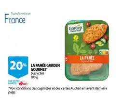 Auchan la panée garden gourmet aanbieding