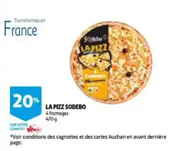 Auchan la pizz sodebo aanbieding