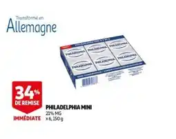 Auchan philadelphia mini aanbieding