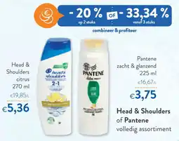 OKay Head & Shoulders of Pantene volledig assortiment aanbieding