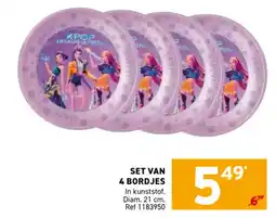 Trafic Set van 4 bordjes aanbieding