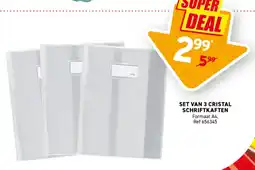 Trafic Set van 3 cristal schriftkraften aanbieding