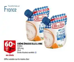 Auchan Crème épaisse elle & vire aanbieding