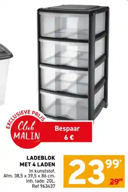 Trafic Ladeblok met 4 laden aanbieding
