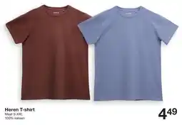 Zeeman Heren T-shirt aanbieding