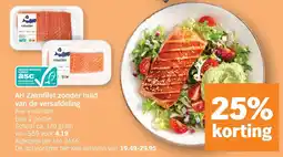 Albert Heijn AH Zalmfilet zonder huid aanbieding