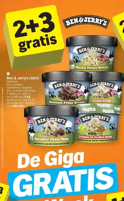 Albert Heijn Ben & Jerry's mini's diepvries aanbieding