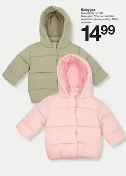Zeeman Baby jas aanbieding