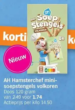 Albert Heijn AH Hamsterchef mini-soepstengels volkoren aanbieding
