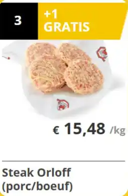 Renmans Steak Orloff (porc/boeuf) aanbieding