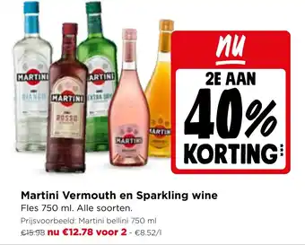 Martini Vermouth en Sparkling wine