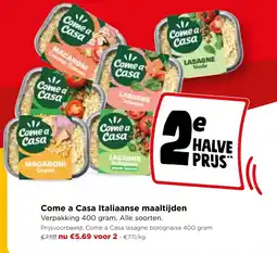 Jumbo Come a casa italiaanse maaltijden aanbieding