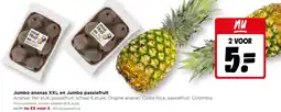 Jumbo Jumbo ananas xxl en jumbo passiefruit aanbieding