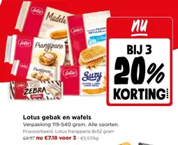 Jumbo Lotus gebak en wafels aanbieding
