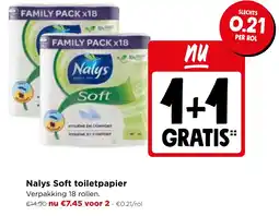 Jumbo Nalys Soft toiletpapier aanbieding
