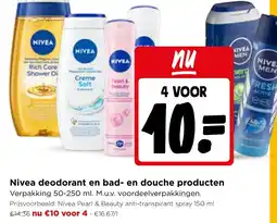 Jumbo Nivea deodorant en bad- en douche producten aanbieding
