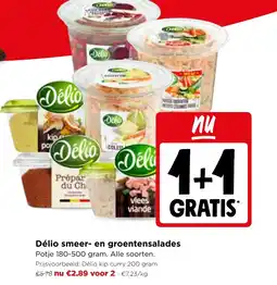 Jumbo Délio smeer- en groentensalades aanbieding