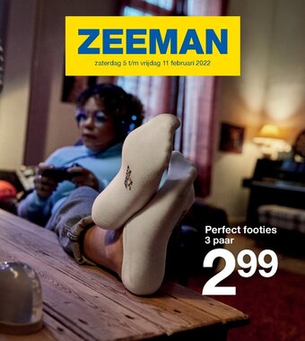 Zeeman Perfect footies aanbieding