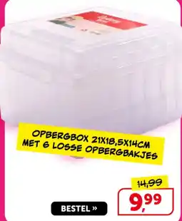 Boekenvoordeel Opbergbox aanbieding