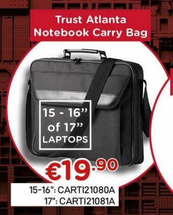 Trust Atlanta Notebook Carry Bag