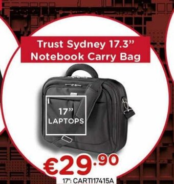 CompuDeals Trust Sydney 17.3" Notebook Carry Bag aanbieding