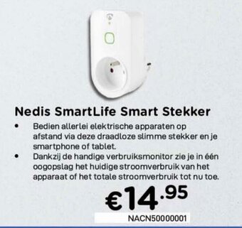 CompuDeals Nedis SmartLife Smart Stekker aanbieding