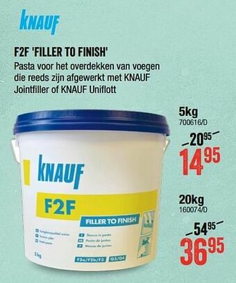 F2f filler to finish